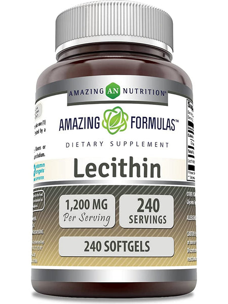 Amazing Formulas, Lecithin, 1200 mg, 240 Softgels