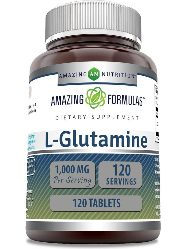 Amazing Formulas, L-Glutamine, 1000 mg, 120 Tablets