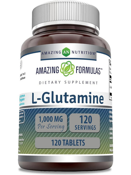 Amazing Formulas, L-Glutamine, 1000 mg, 120 Tablets