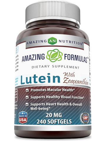 Amazing Formulas, Lutein with Zeaxanthin, 20mg, 240 Softgels