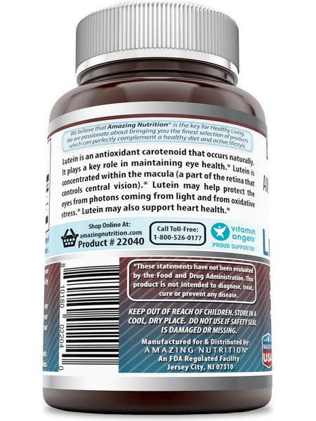 Amazing Formulas, Lutein with Zeaxanthin, 20mg, 240 Softgels