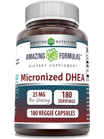 Amazing Formulas, Micronized DHEA, 25 mg, 180 Veggie Capsules