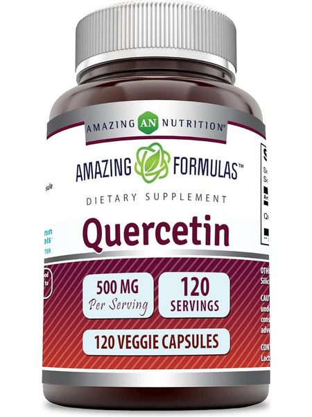 Amazing Formulas, Quercetin, 500 mg, 120 Veggie Capsules