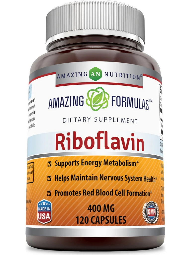Amazing Formulas, Riboflavin, 400 mg, 120 Capsules