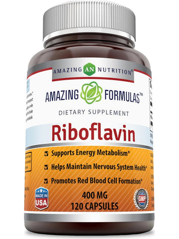 Amazing Formulas, Riboflavin, 400 mg, 120 Capsules