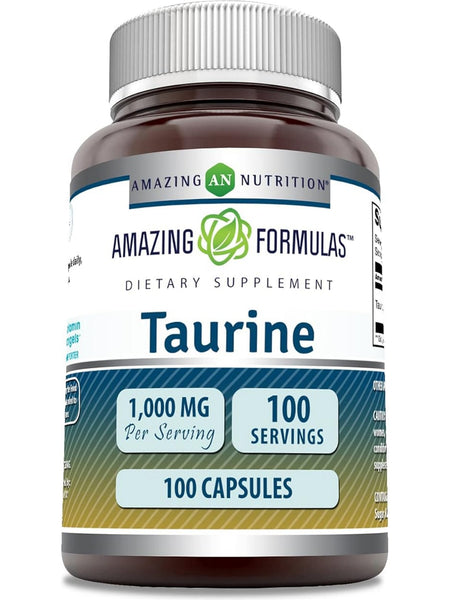 Amazing Formulas, Taurine, 1000 mg, 100 Capsules