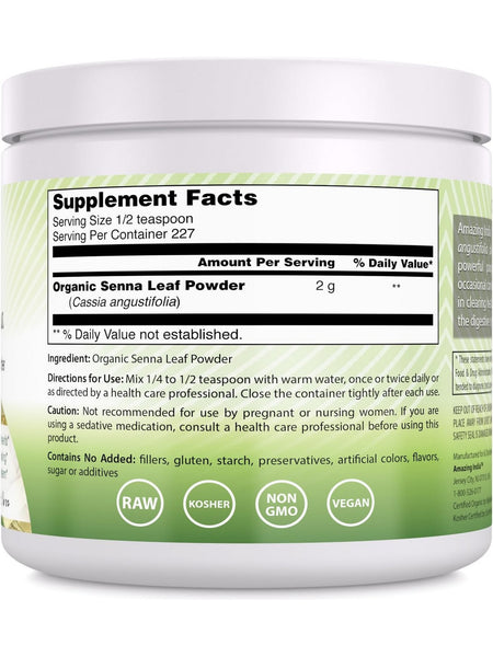 Amazing India, Organic Senna Powder, 16 oz