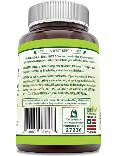 Herbal Secrets, Quercetin, 500 mg, 120 Veggie Capsules