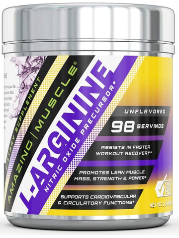 Amazing Muscle, L-Arginine, Unflavored, 1 lb
