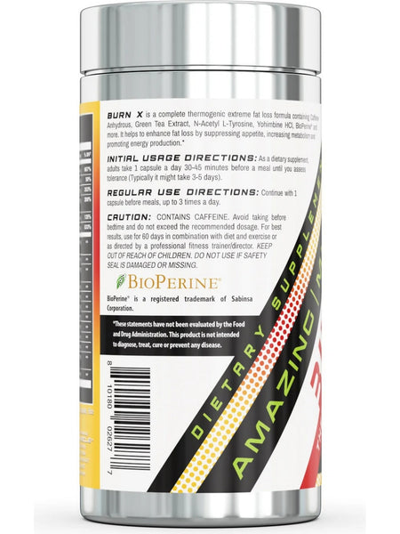 Amazing Muscle, Burn X, 90 Capsules