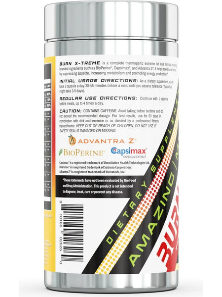 Amazing Muscle, Burn X-Treme, 120 Capsules