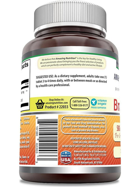 Amazing Formulas, Bromelain, 500 mg, 120 Tablets