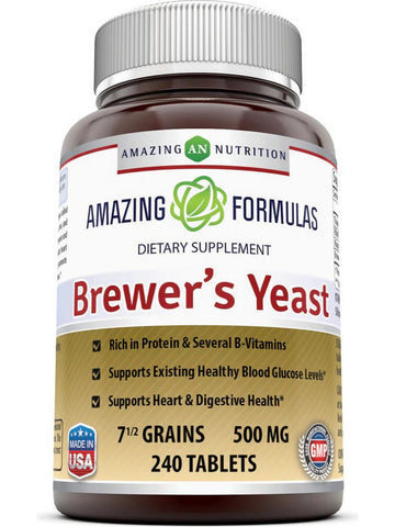 Amazing Formulas, Brewers Yeast, 500 mg, 240 Tablets