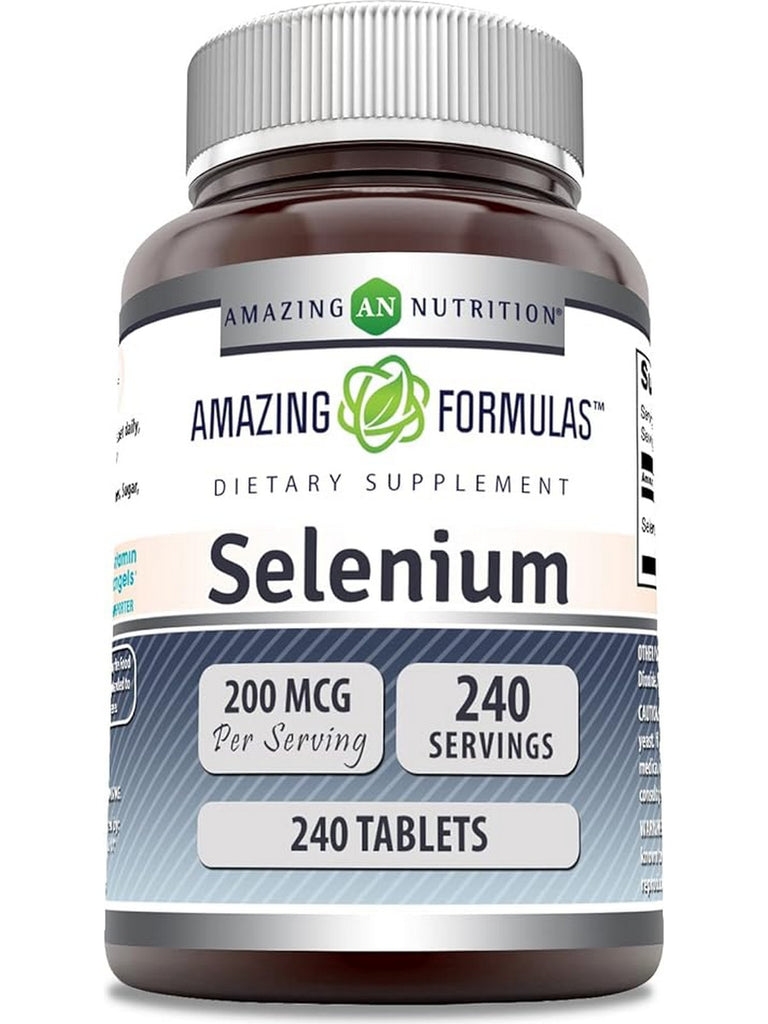 Amazing Formulas, Selenium, 200 mcg, 240 Tablets