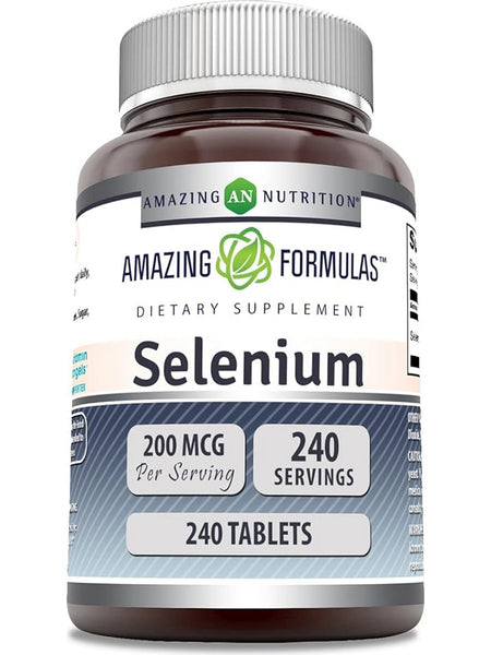 Amazing Formulas, Selenium, 200 mcg, 240 Tablets