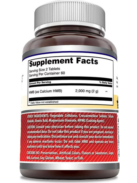 Amazing Formulas, HMB, 2000 mg, 120 Tablets