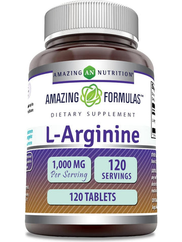 Amazing Formulas, L-Arginine, 1000 mg, 120 Tablets