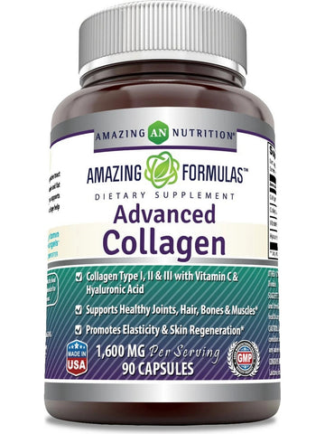 Amazing Formulas, Advanced Collagen, 1600 mg, 90 Capsules