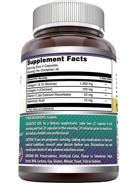 Amazing Formulas, Advanced Collagen, 1600 mg, 90 Capsules