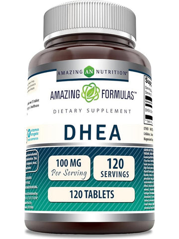 Amazing Formulas, DHEA, 100 mg, 120 servings, 120 Tablets