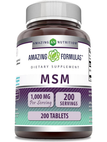 Amazing Formulas, MSM, 1000 mg, 200 Tablets