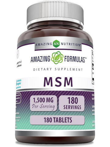 Amazing Formulas, MSM, 1500 mg, 180 Tablets