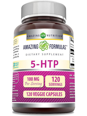Amazing Formulas, 5-HTP, 100 mg, 120 Veggie Capsules