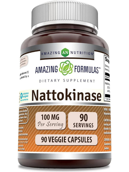 Amazing Formulas, Nattokinase, 100 mg, 90 Veggie Capsules