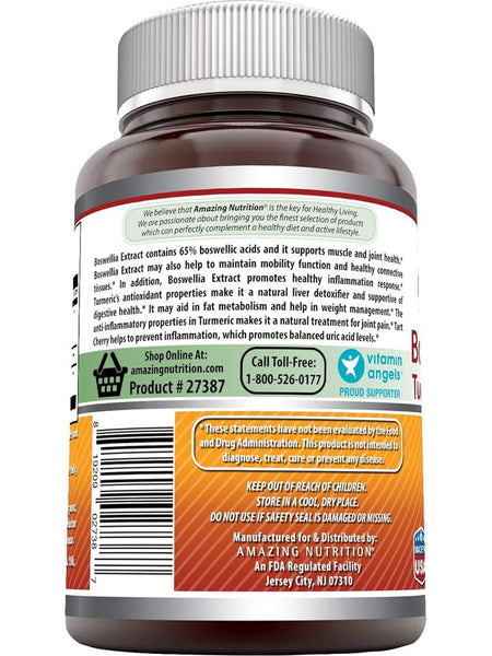 Amazing Formulas, Boswellia Extract, Turmeric & Tart Cherry, 2400 mg, 120 Veggie Capsules
