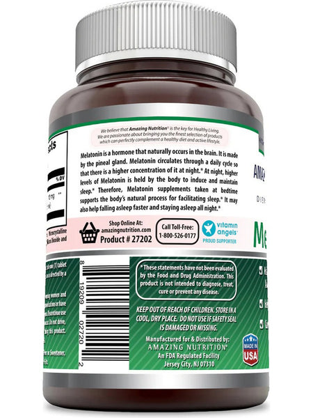 Amazing Formulas, Melatonin, 12 mg, 180 Tablets
