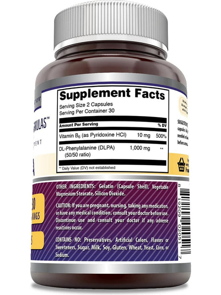 Amazing Formulas, DLPA, 1000 mg, 60 Capsules
