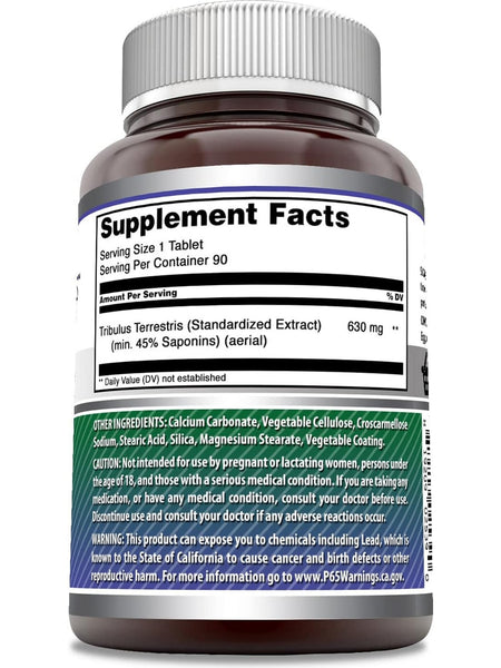 Amazing Formulas, Tribulus, 1000 mg, 90 Tablets