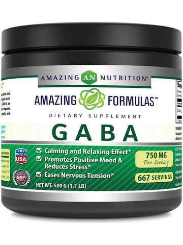 Amazing Formulas, GABA, 750 mg, 1.1 lb