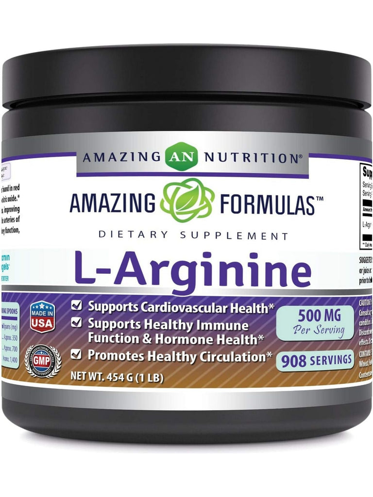 Amazing Formulas, L-Arginine, 500 mg, 1 lb