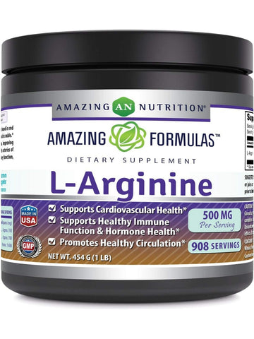 Amazing Formulas, L-Arginine, 500 mg, 1 lb