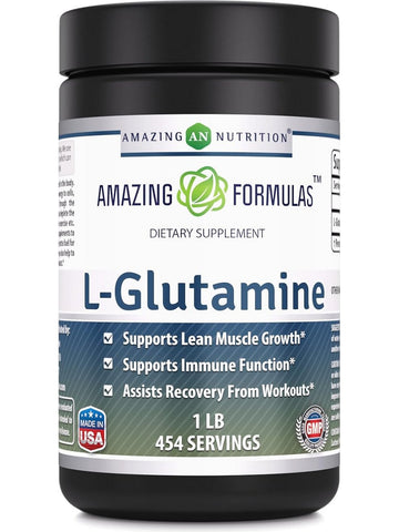 Amazing Formulas, L-Glutamine, 1g, 1 lb