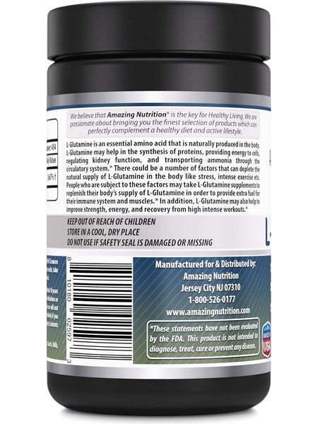 Amazing Formulas, L-Glutamine, 1g, 1 lb