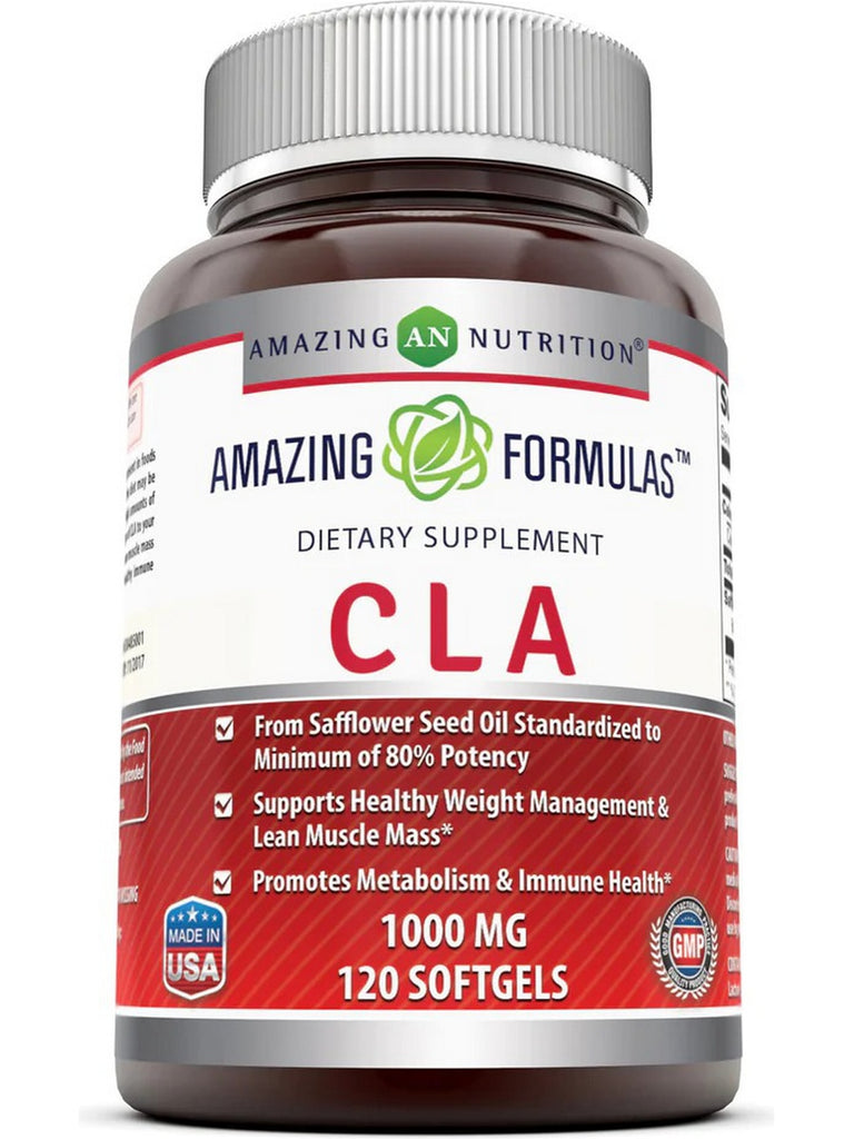 Amazing Formulas, CLA, 1000 mg, 120 softgels