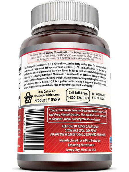 Amazing Formulas, CLA, 1000 mg, 120 softgels
