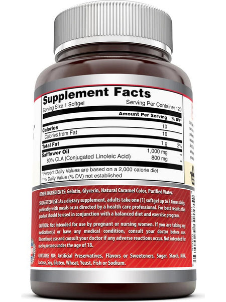Amazing Formulas, CLA, 1000 mg, 120 softgels