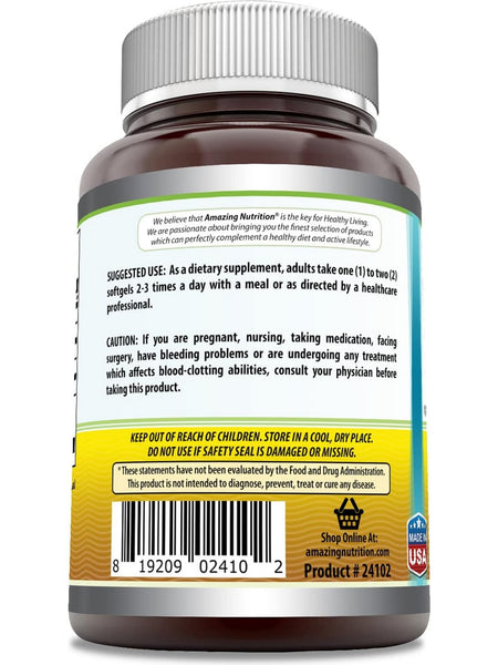 Amazing Omega, Triple Strength Fish Oil, 1360 mg, 120 softgels