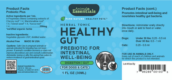 Animal Essentials, Healthy Gut, 1 oz