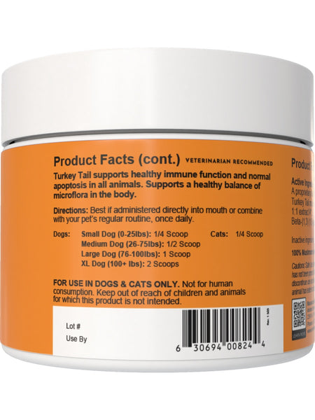 Animal Essentials, Combat, Turkey Tail Mushroom, 2.5 oz