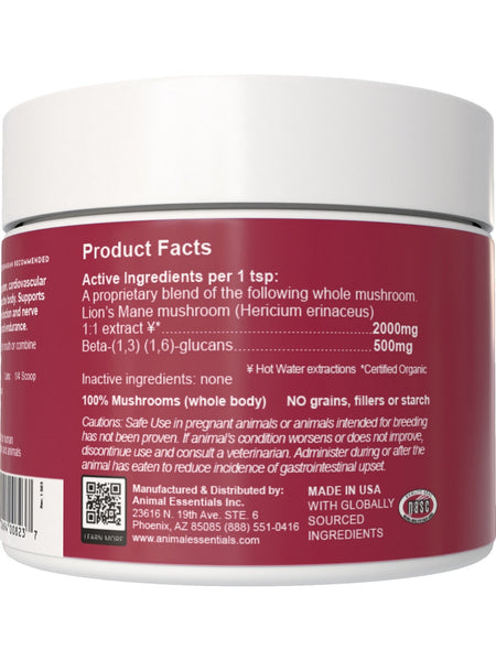 Animal Essentials, Focus, Lion's Mane Mushroom, 1.8 oz