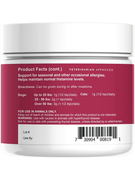 Animal Essentials, Seasonal Allergy Powder with Quercetin, 2.8  oz