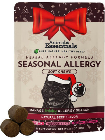 Animal Essentials, Seasonal Allergy, Natural Beef, 20 Soft Chews