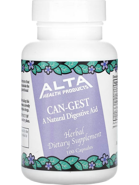 Alta Health Products, Can-Gest A Natural Digestive Aid, 100 Capsules