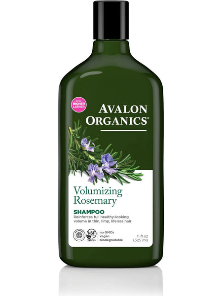 Avalon Organics, Volumizing Rosemary Shampoo, 11 fl oz