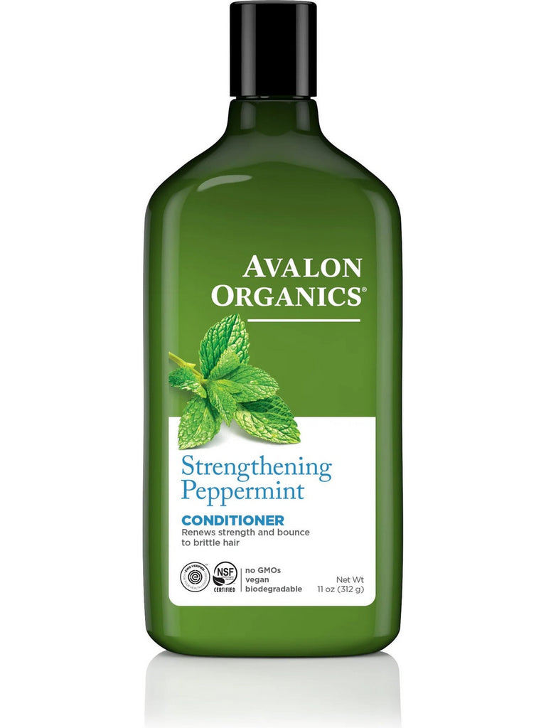 Avalon Organics, Strengthening Peppermint Conditioner, 11 oz