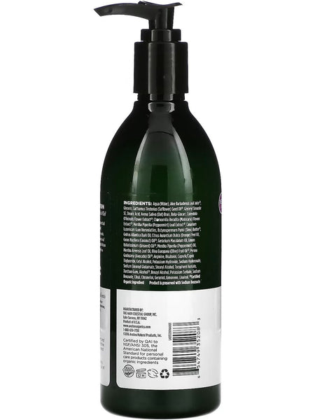 Avalon Organics, Revitalizing Peppermint Hand & Body Lotion, 12 oz